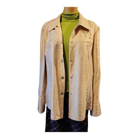 Tall Girl Mettalic  Rosegold Dress Jacket - Picture 1 of 9